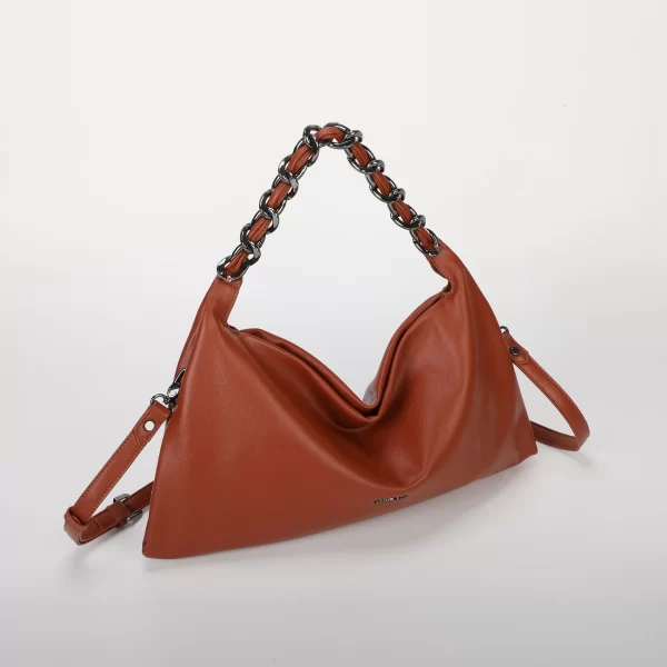 Mimì-Muà Borsa a spalla Cuoio M8-H201299 - immagine 7