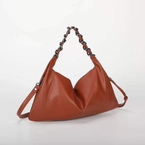 Mimì-Muà Borsa a spalla Cuoio M8-H201299 - immagine 5