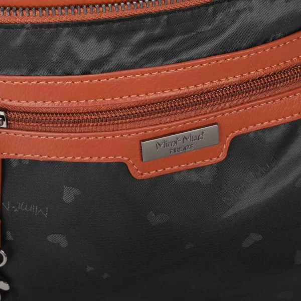 Mimì-Muà Borsa a spalla Cuoio M8-H201299 - immagine 2