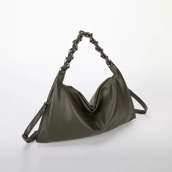 Mimì-Muà Borsa a spalla verde militare M8-H201299 - immagine 2
