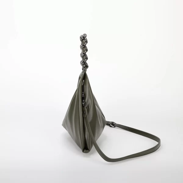 Mimì-Muà Borsa a spalla verde militare M8-H201299 - immagine 3