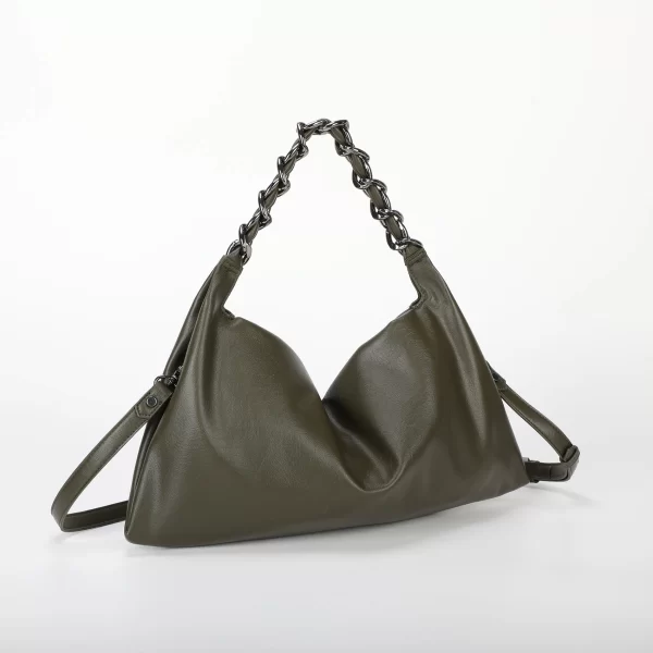 Mimì-Muà Borsa a spalla verde militare M8-H201299 - immagine 4