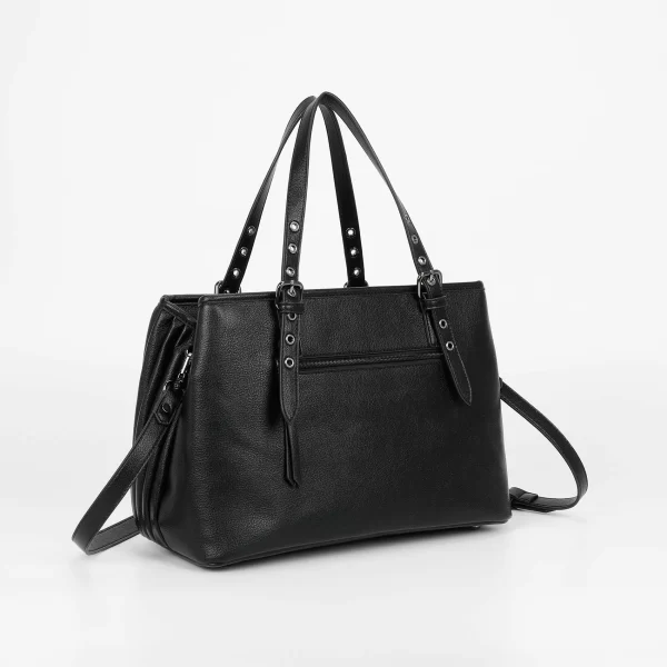 Mimì-Muà Borsa shopping nero M8-H201303 - immagine 4