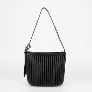 Mimì-Muà Borsa a tracolla plissettata Nero M8-H201305