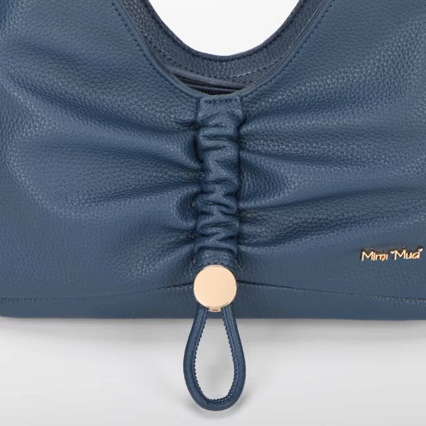 Mimì-Muà Borsa a spalla Blu M8-H201307 - immagine 6
