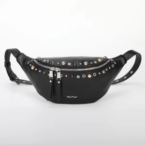Mimì-Muà Marsupio con borchie Nero M8-H201310