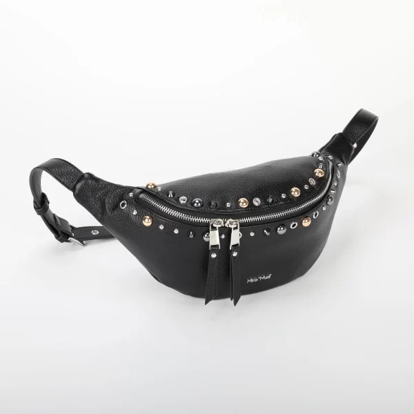 Mimì-Muà Marsupio con borchie Nero M8-H201310 - immagine 2