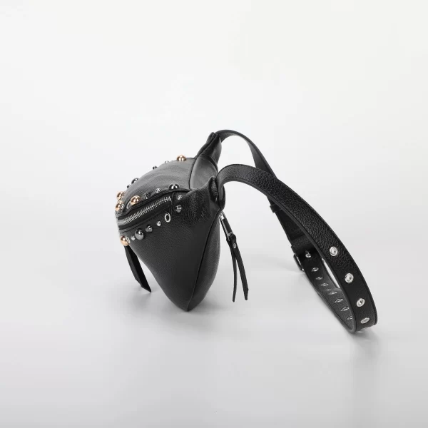 Mimì-Muà Marsupio con borchie Nero M8-H201310 - immagine 3