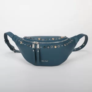 Mimì-Muà Marsupio con borchie Blu M8-H201310