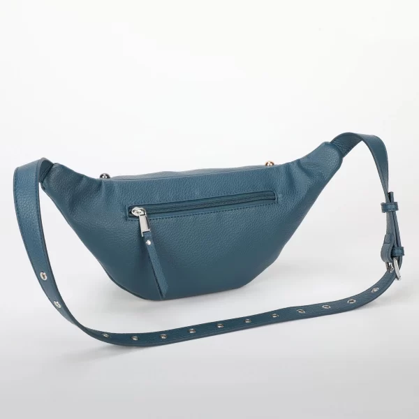 Mimì-Muà Marsupio con borchie Blu M8-H201310 - immagine 4