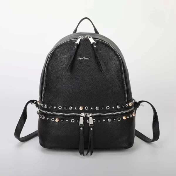 Mimì-Muà Zaino con borchie Nero M8-H201313