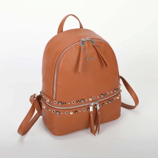 Mimì-Muà Zaino con borchie Cuoio M8-H201313 - immagine 2