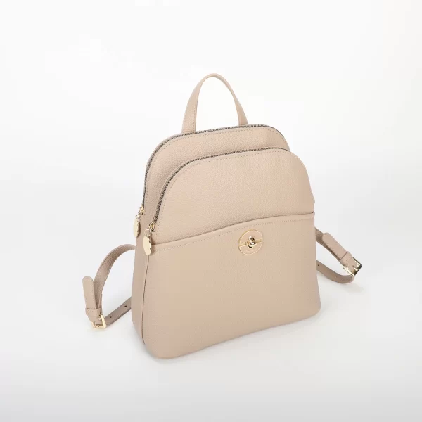 Mimì-Muà Zaino con chiusure Beige M8-J201252 - immagine 2