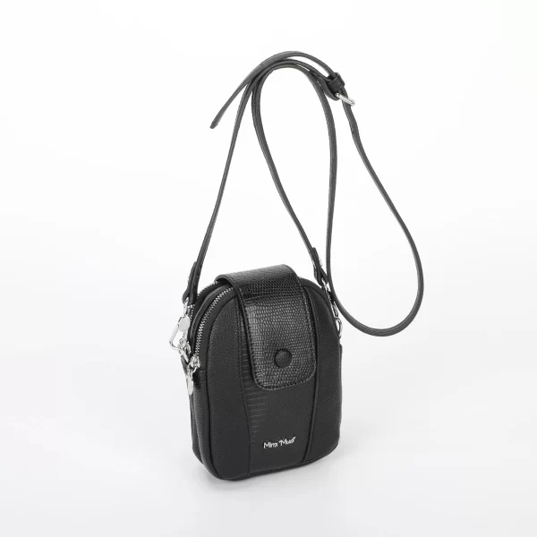 Mimì-Muà Porta cellulare a tracolla Nero M8-J201273 - immagine 2