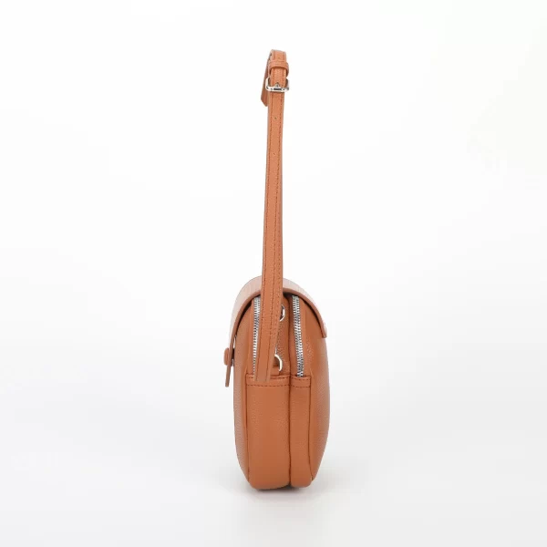 Mimì-Muà Porta cellulare a tracolla Cuoio M8-J201273 - immagine 3