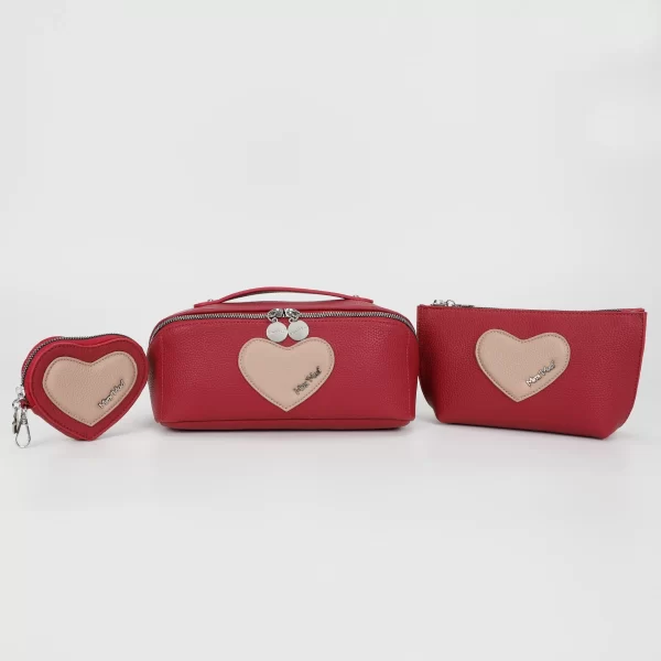 Mimì-Muà Beauty case set Panna/Ciclamino M8-J201274