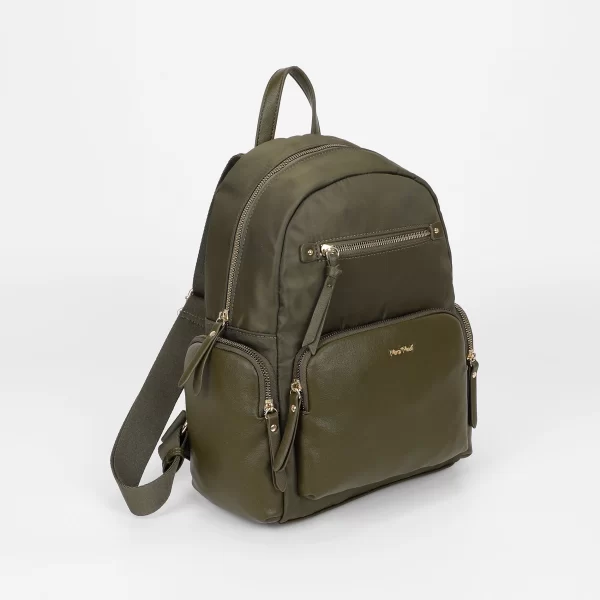 Mimì-Muà Zaino in nylon Verde militare M8-Y201216 - immagine 2