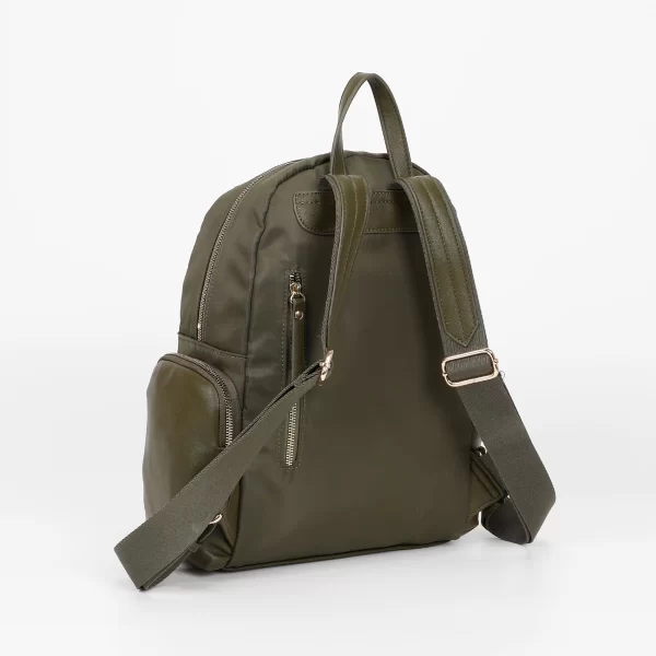 Mimì-Muà Zaino in nylon Verde militare M8-Y201216 - immagine 4
