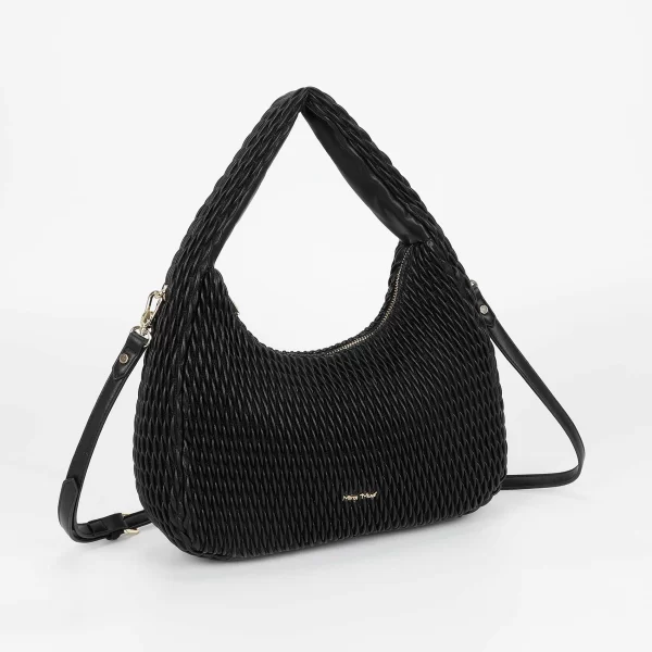 Mimi-Muà Borsa Hobo Nero M8-Y201221 - immagine 2