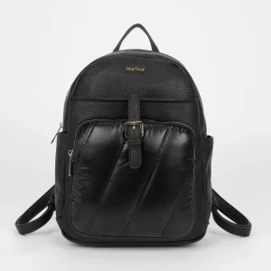 Mimì-Muà Zaino con effetto in piumino Nero M8-Y201238