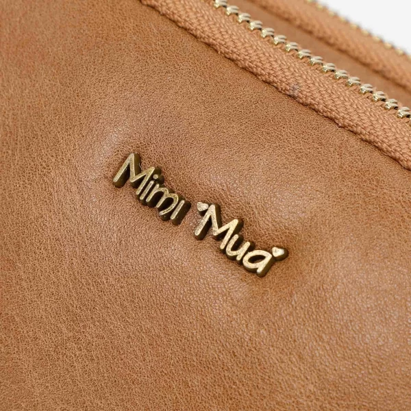 Mimì-Muà Borsa a tracolla con accessori in ottone Taupe M8-Y201247 - immagine 5