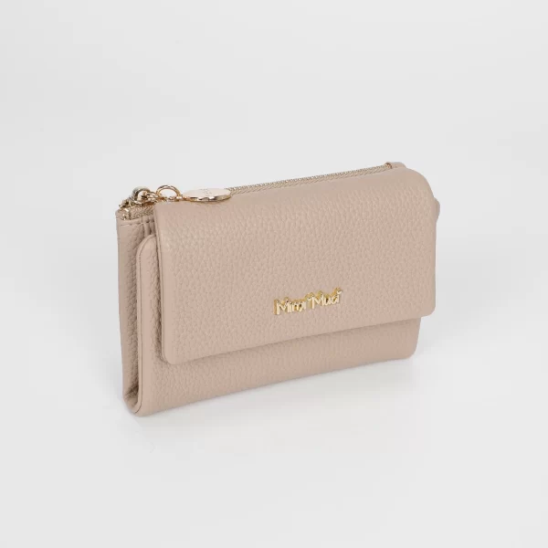 Mimì-Muà Portafoglio Medio Beige M9-Z201341 - immagine 2