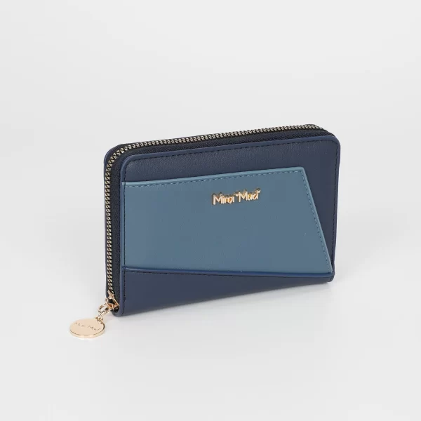 Mimì-Muà Portafoglio Medio Blu/Celeste M9-Z201360 - immagine 2
