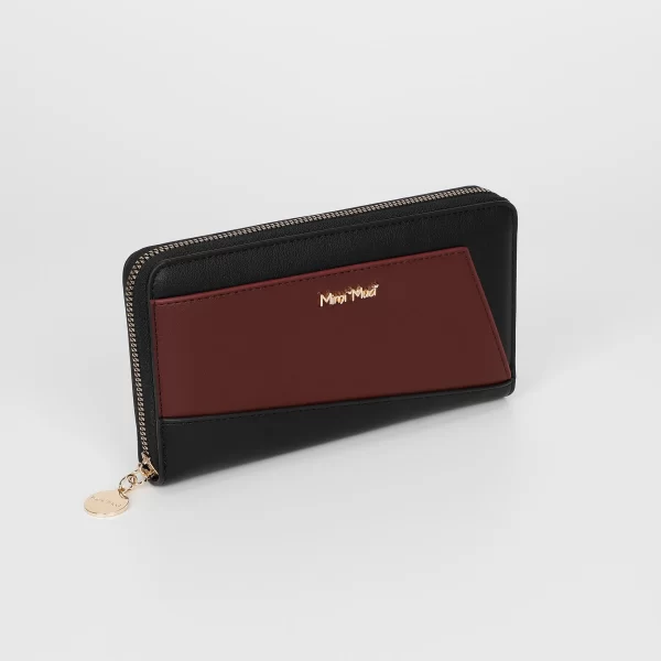 Mimì-Muà Portafoglio Grande Nero/Bordeaux M9-Z201361 - immagine 2
