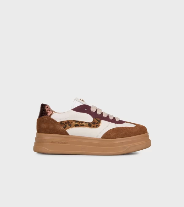 Janet&Janet sneakers Cognac J-432A