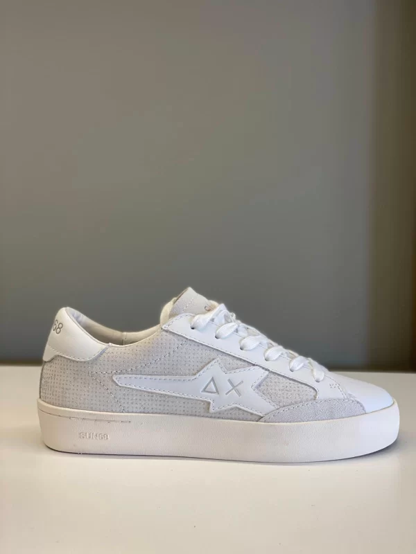 Sun68 Katy Leather Bianco Z35225